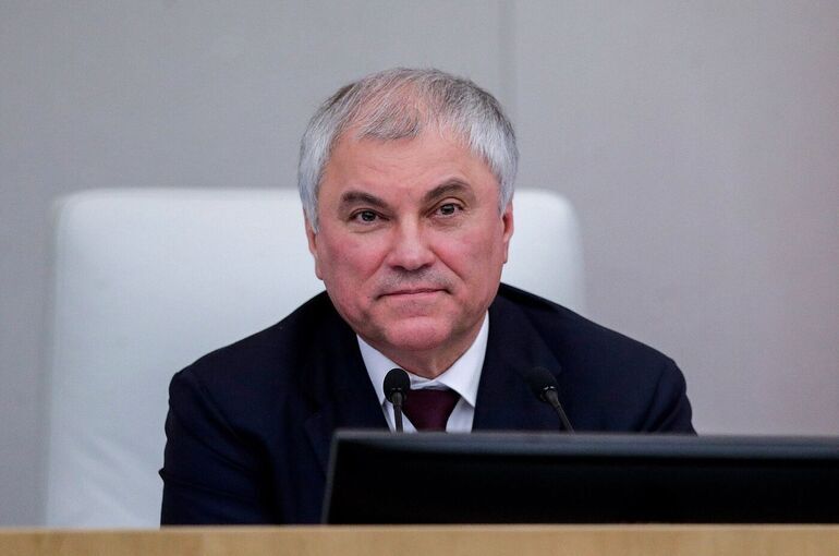 Володин поздравил Шохина с назначением уполномоченным по правам предпринимателей