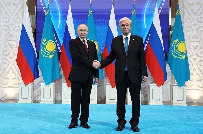 Путин и Токаев подписали совместное заявление о семи основах дружбы народов