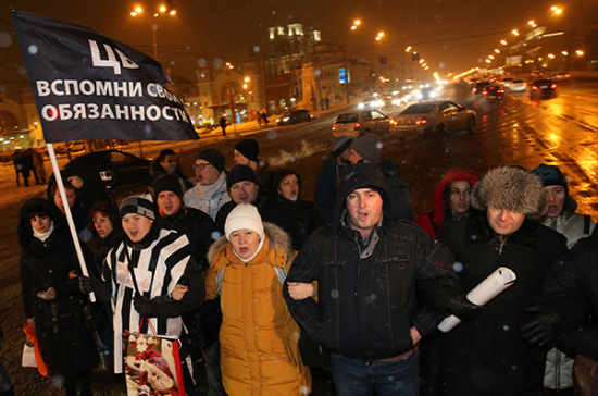 Валютные ипотечники уже перекрывают улицы