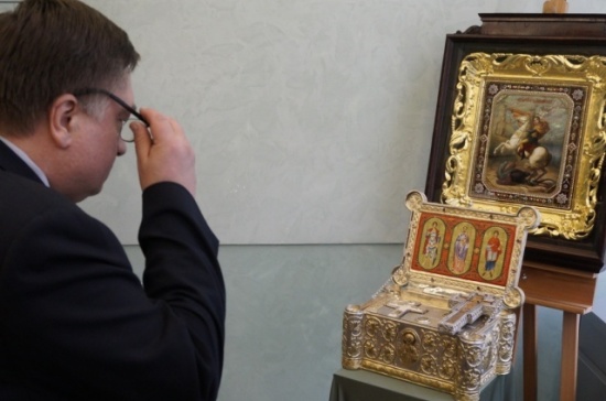 В Госдуме открылась выставка «Победа, победившая мир — вера наша»