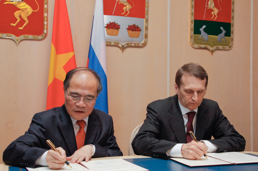 Госдума и Национальное Собрание Вьетнама подписали Соглашение о межпарламентском сотрудничестве