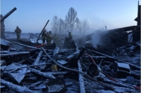 Шесть человек погибли при пожаре в Ярославской области
