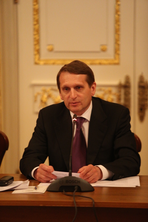 Председатель Госдумы РФ Сергей Нарышкин 