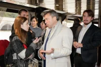 Анатолий Выборный общается с прессой