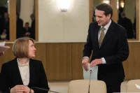 Заместитель министра регионального развития Светлана Иванова и председатель Государственной думы Сергей Нарышкин
