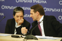 Сергей Нарышкин и Галина Хованская