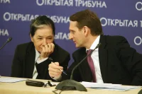 Сергей Нарышкин и Галина Хованская