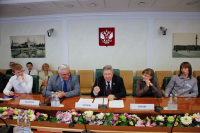 Встреча финалистов Олимпиады по интеллектуальной собственности среди старшеклассников с сенаторами