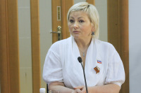 Командир отряда народной дружины в Красногорском районе Светлана Хоменко