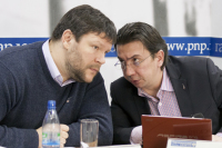 Член ОП РФ Дмитрий Галочкин и редактор отдела Общество Дмитрий Олишевский