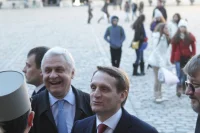 Сергея Нарышкина встречает французский генерал на пороге Дома Инвалидов