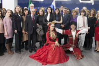 Участники и гости пресс-приёма