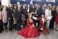 Участники и гости пресс-приёма