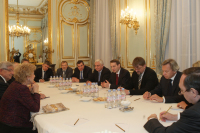 Российская делегация на встрече с Ж.П.Шевенманом