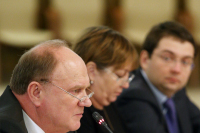 Лидер КПРФ Геннадий Зюганов