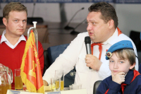 Главред газеты «Пионерская правда» Михаил Баранников и старший инструктор Московской городской пионерской организации, старший вожатый школы № 208 Илья Грошев