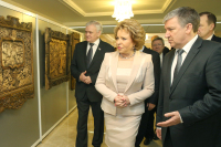 Карельский спикер Владимир Семёнов, Валентина Матвиенко, губернатор Александр Худилайнен