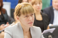 Заместитель министра труда и социальной защиты Любовь Ельцова