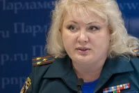 Заместитель начальника Управления информации МЧС России, полковник внутренней службы Елена Смирных