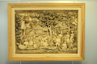 Картины карельского мастера по дереву Кронида Гоголева