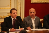 Председатель Госдумы Сергей Нарышкин и генеральный директор Большого театра России Анатолий Иксанов