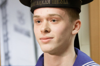 Учащийся навигацкой школы Степан Туркин