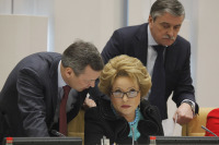 Рабочий момент в президиуме