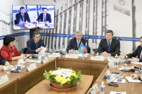 Гости пресс-центра Парламентской газеты