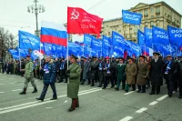 На праздничных демонстрациях колонны «ОФИЦЕРОВ РОССИИ» всегда одни из самых организованных и многочисленных.