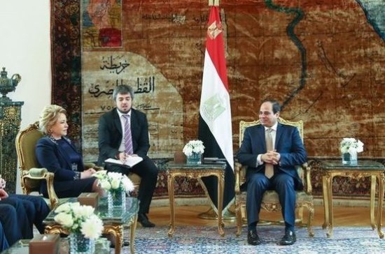 Интенсивный политический диалог между Россией и Египтом будет продолжен