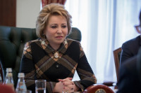 Матвиенко обсудила с губернатором ХМАО социально-экономическую ситуацию в регионе