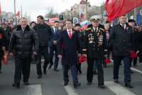 Романов возглавил шествие «Бессмертного полка» в Колпинском районе Санкт- Петербурга