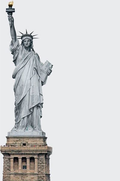 Пустая статуя Свободы