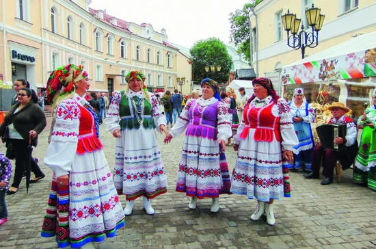 На улицах фестивального Витебска 