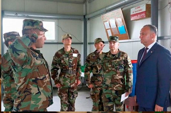 Додон потребовал отставки замминистра обороны из-за отправки военных на учения НАТО