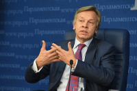 Пушков ответил на заявление Порошенко по Крыму