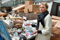 В Госдуме провели акцию «Куда уходит мусор?»