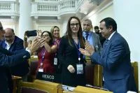 Ключевым событием последнего дня работы 137-й Ассамблеи Межпарламентского союза (МПС) в Санкт-Петербурге стали выборы нового председателя организации. Борьба развернулась между двумя женщинами-парламентариями.