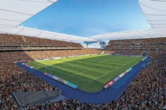 Строительная готовность принимающего ЧМ-2018 стадиона «Ростов-Арена» составляет 90%