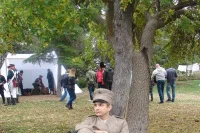 На привале