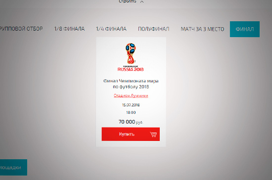 Индивидуальные предприниматели попадут под «кассовую амнистию» при продаже билетов на ЧМ-2018