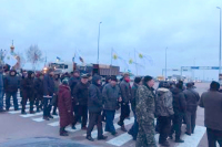 Украинские аграрии перекрыли автотрассы в трёх областях страны