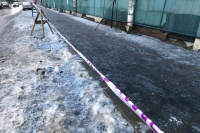 В Санкт-Петербурге выпал синий снег