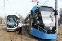 Первые бесшумные трамваи «Витязь-М» получило  московское Октябрьское депо