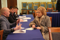 Валентина Матвиенко проголосовала в Петербурге