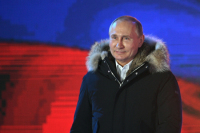 Путин поблагодарил сторонников за поддержку на выборах