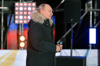 Владимир Путин набирает 76,63% голосов по итогам подсчёта 98% протоколов 