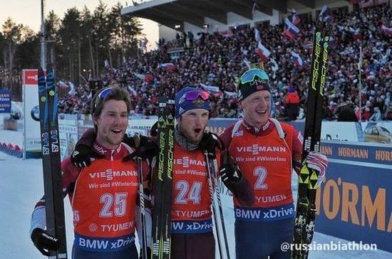 Россиянин Цветков выиграл масс-старт на этапе Кубка мира по биатлону в Тюмени