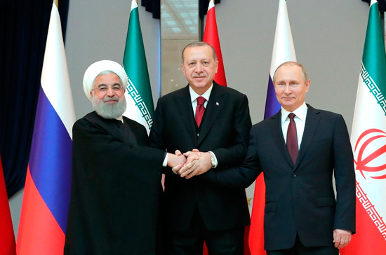 Россия, Иран и Турция убеждены, что конфликт в Сирии можно решить только политическим путём