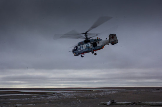 Вертолет Ка-29 упал в Балтийское море во время ночных испытательных полетов   
